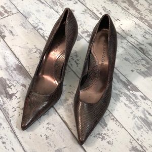 Rampage Snakeskin Print Pump